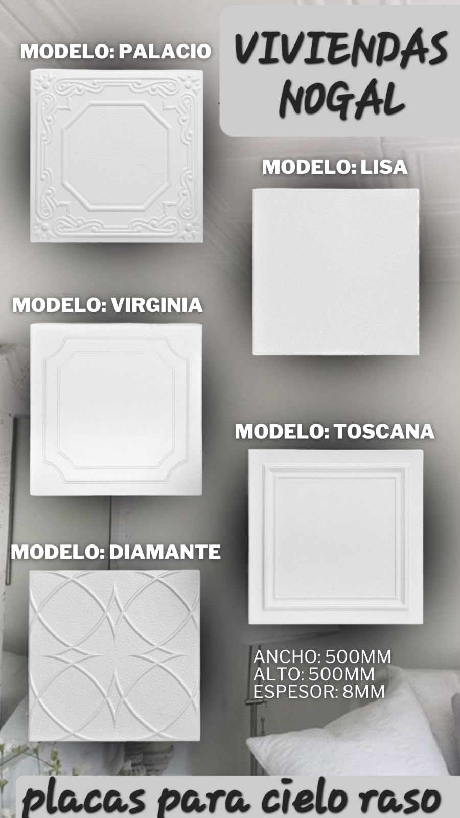 Placas para cielo raso