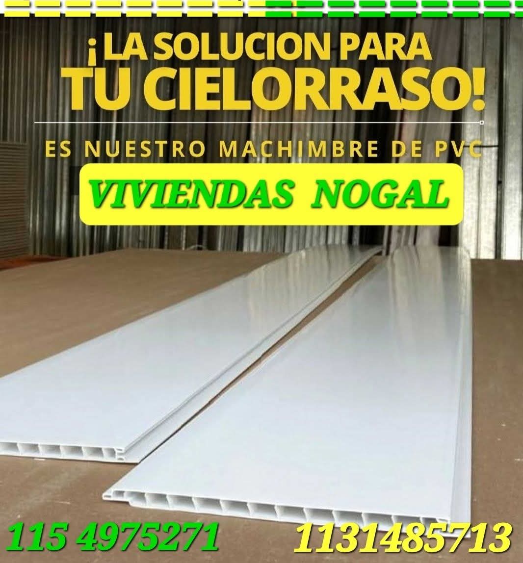 MACHIMBRE DE PVC BLANCO REFORZADO 10MM DE ESPESOR  PRECIO POR METRO CUADRADO